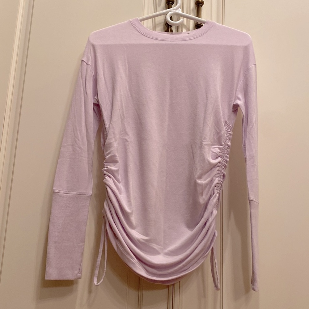 Athleta Beyond Soft Top With Adjust Pull String S… - image 1